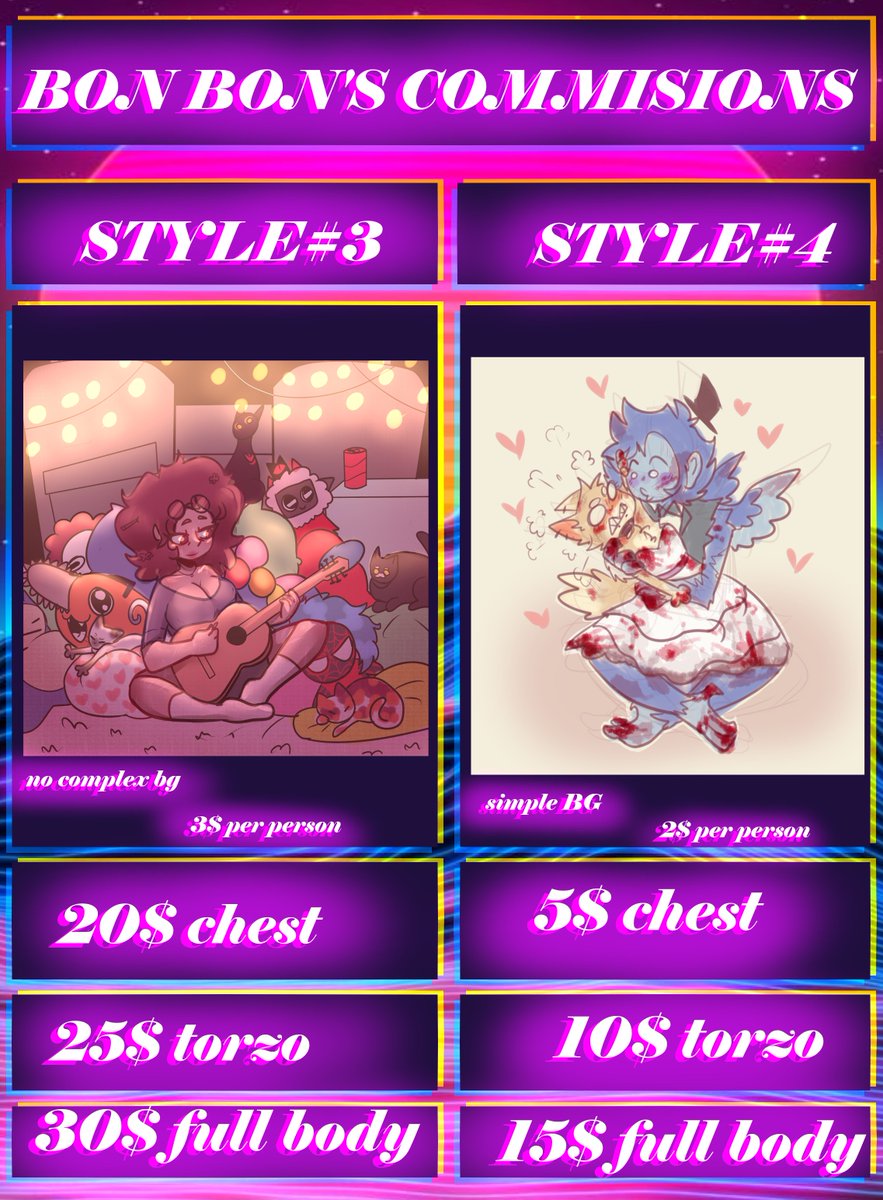 BonnieArtz1's tweet image. HELLO EVERYONE ARE YOU ALL READY?? BECAUSE IM SURE AM, BECAUSE IM HERE WITH COMMISSIONS, DM ME FOR MORE INFO 

#art  #digitalart  #comissionsopen #artcomissions