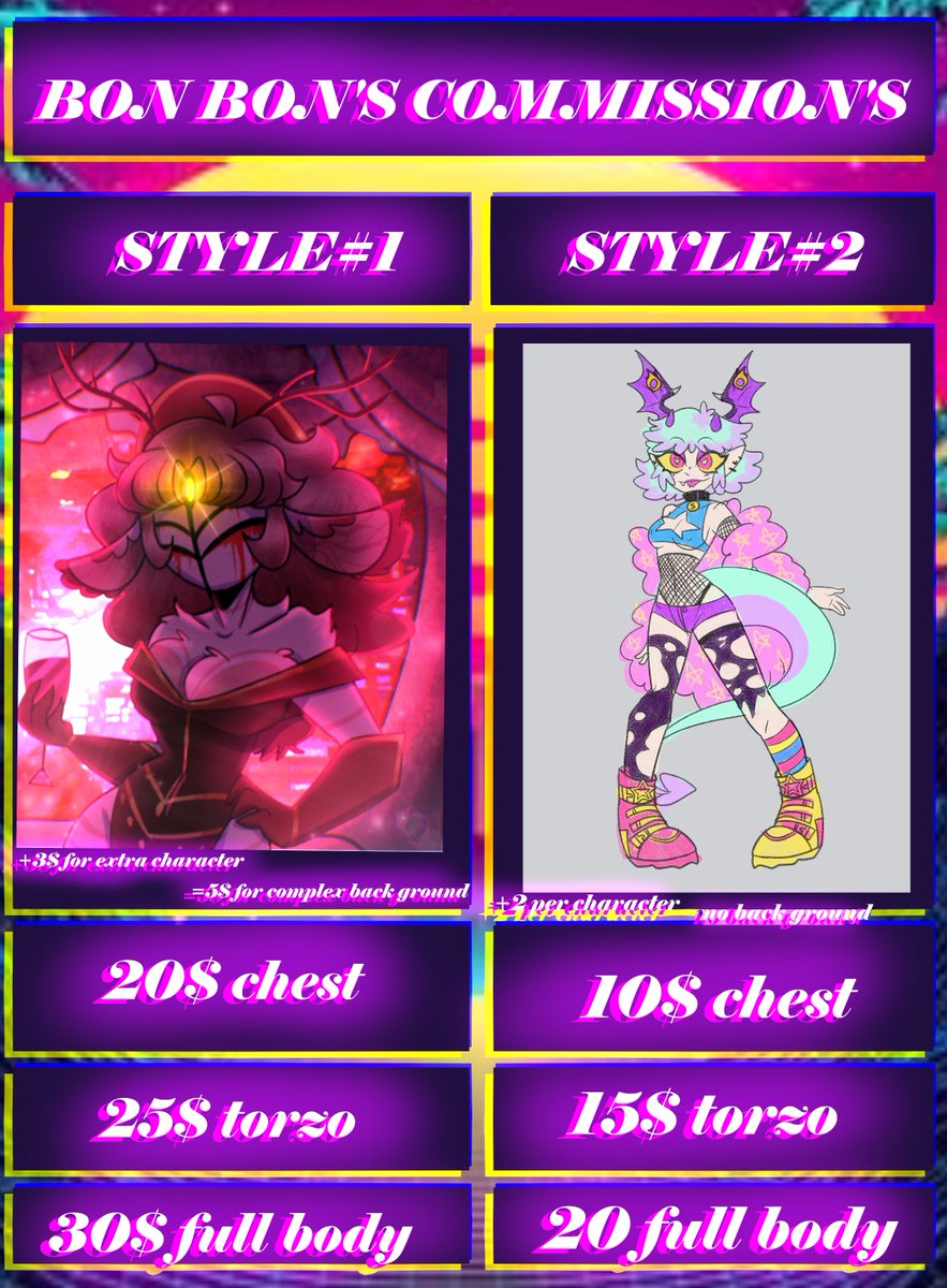 BonnieArtz1's tweet image. HELLO EVERYONE ARE YOU ALL READY?? BECAUSE IM SURE AM, BECAUSE IM HERE WITH COMMISSIONS, DM ME FOR MORE INFO 

#art  #digitalart  #comissionsopen #artcomissions