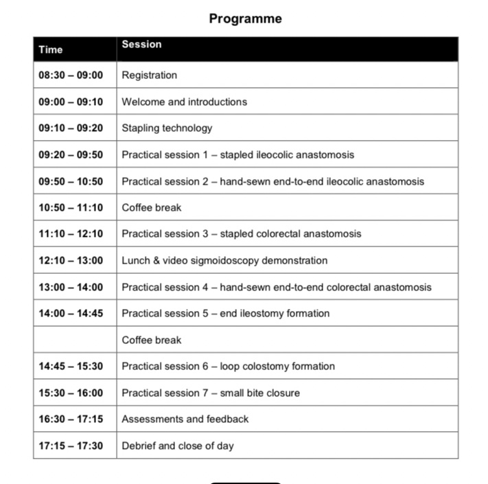 ACPGBI_EduTrain's tweet photo. “Part 1 - The Theory” will be followed up by regionally delivered practical courses.
The first practical course (Yorkshire/Humber) coming 6th June!
Watch this space for other dates!
#smallbiteclosure #nicestoma #anastomosis #surgicalskills #no leaks #nodehiscence #nohernias https://t.co/kNwtoS8OvW