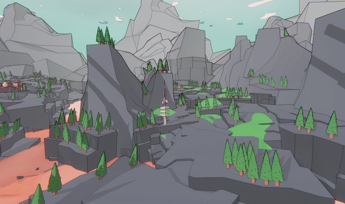 daveranan's tweet photo. Alright, still a bit trashy, but I like where this is going 🌄

#madewithunity #indiegame https://t.co/hT8rlMM8Ly