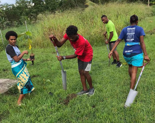 forestry_fiji's tweet photo. A group of 62 youths from the #ANCF planted 100 shade trees and fruit trees at Bau Central College during their Easter camp. The youths were educated on the importance of forests and trees and the need to preserve these resources.
Read more: https://t.co/PBKGojnNIq https://t.co/EpnxJZ7mx6
