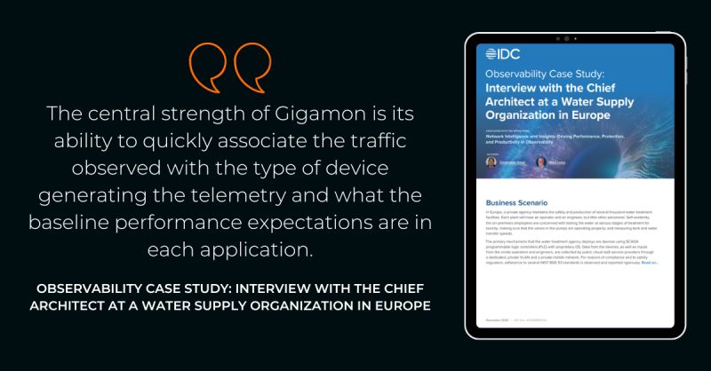 SpireSolutions's tweet image. Discover how observability is driving performance, protection, and productivity in a European water treatment agency in this Gigamon &amp;amp; IDC case study: ow.ly/ZeMj50Nthjj

#Observability #WaterManagement #NetworkIntelligence #SecurityHygiene