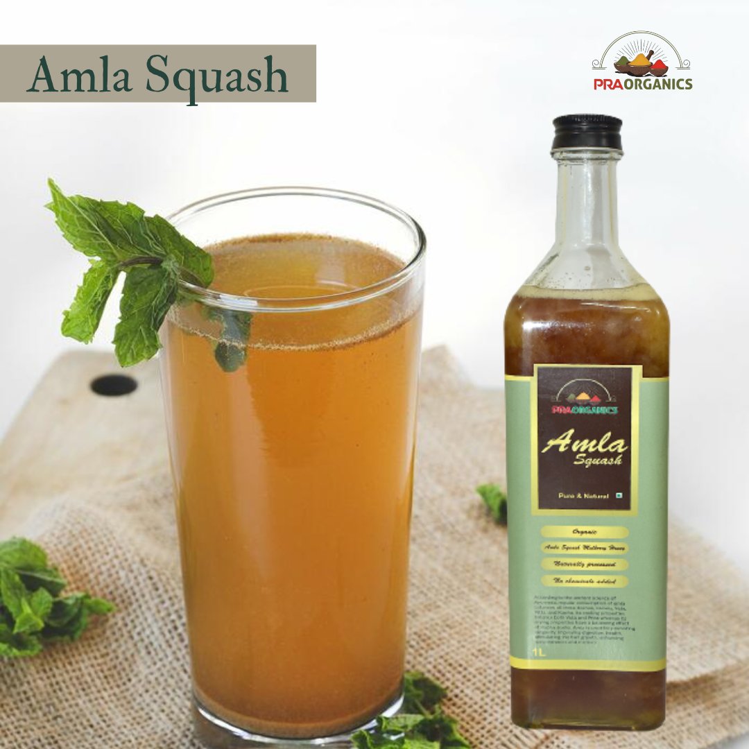 Refresh and revitalize with the goodness of Amla Squash - packed with antioxidants and nutrients for a healthy boost.

#OrganicJuice #amla #organicfoodinIndia #summerdrinks