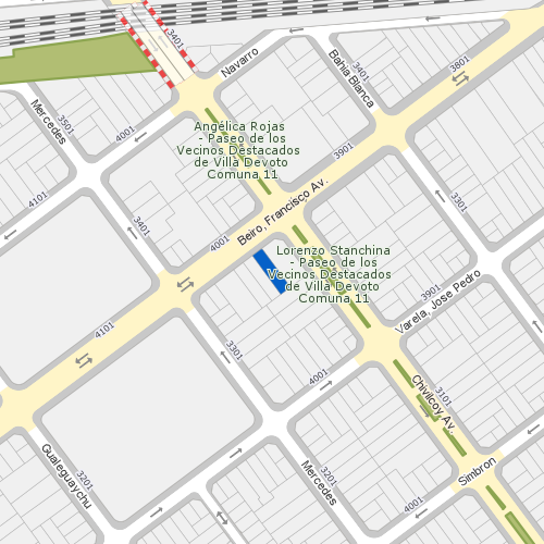 Beiro, Francisco Av. 4018, Villa Devoto: Supermercado y Vivienda