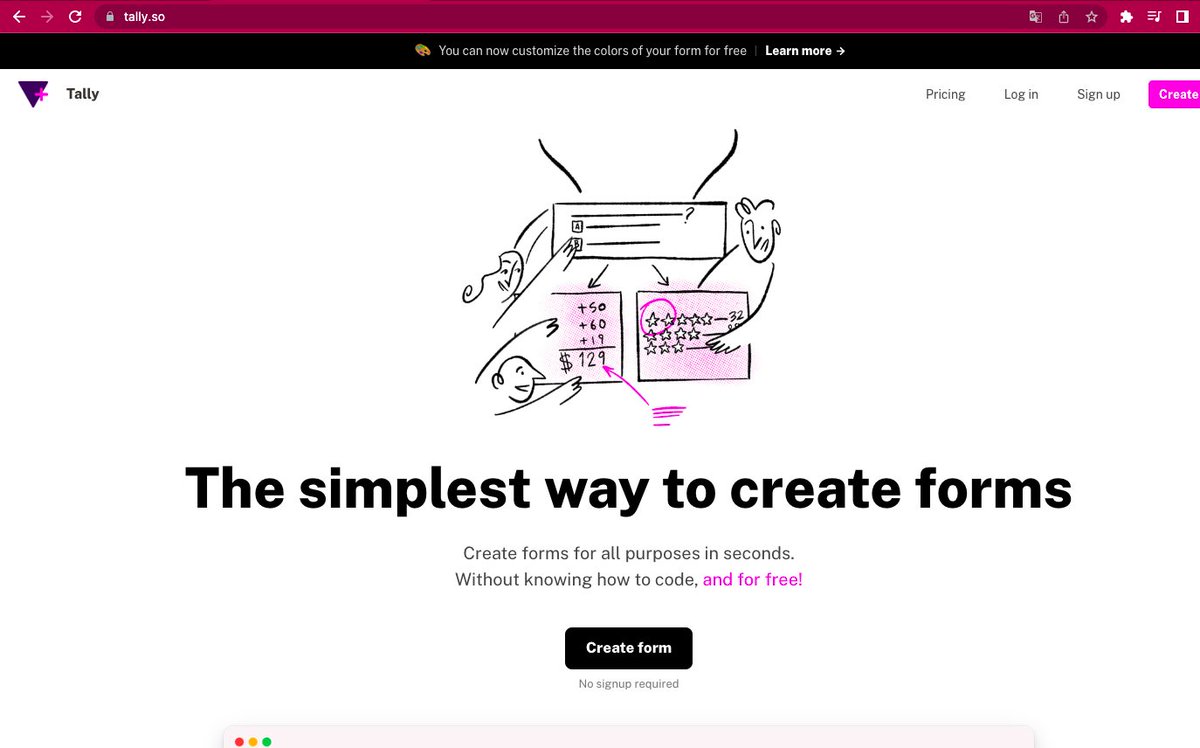 IAmPascio's tweet photo. 6. Tally

Collect information with Tally Forms with an embeddable form. Intuitive and easy to set up and use.

🔗 https://t.co/26A07HIs4I https://t.co/Yg6w0HUAcg