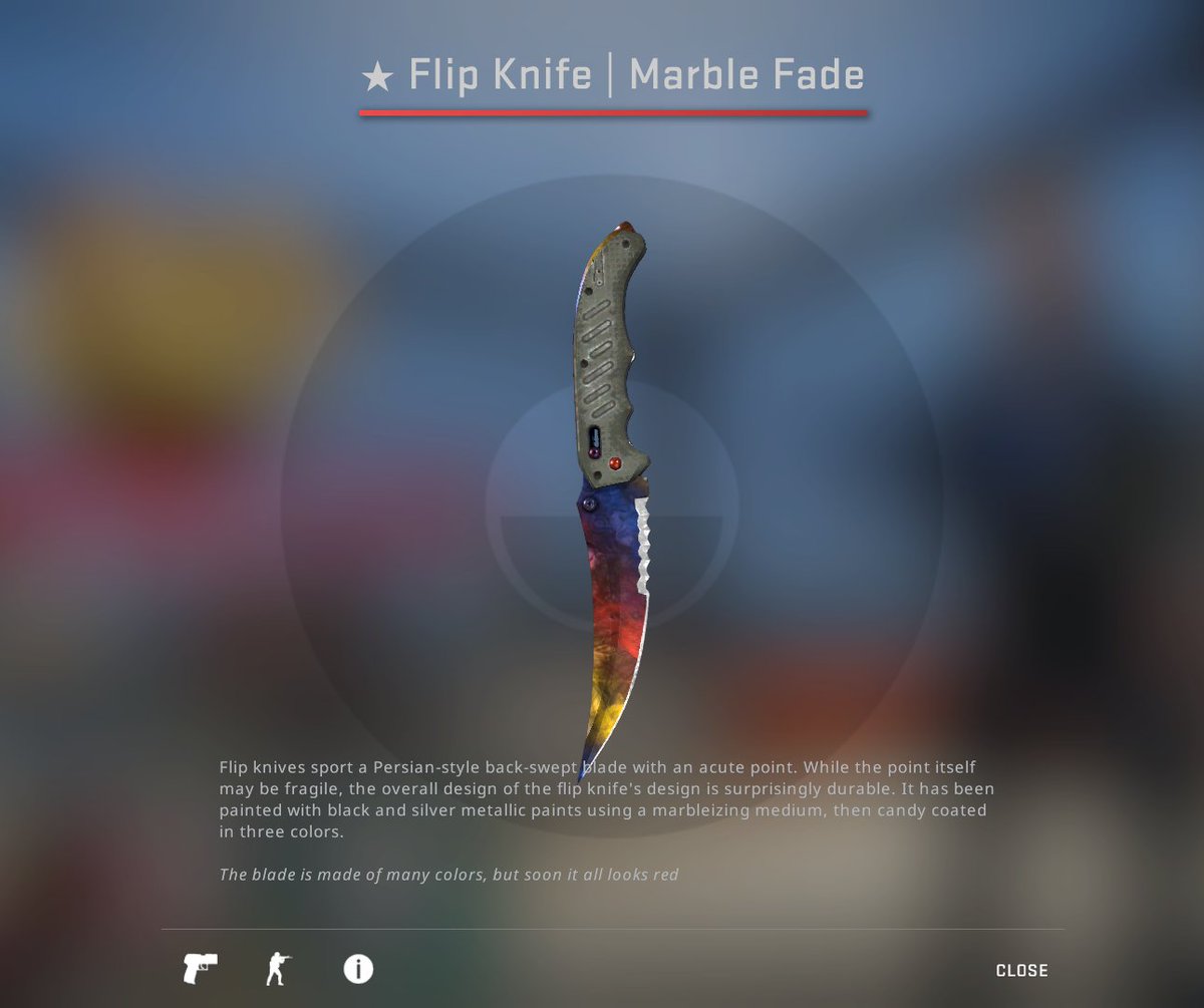 ★ Flip Knife | Marble Fade 🔪 ($225) Retweet, Follow us! #CSGO #CS2