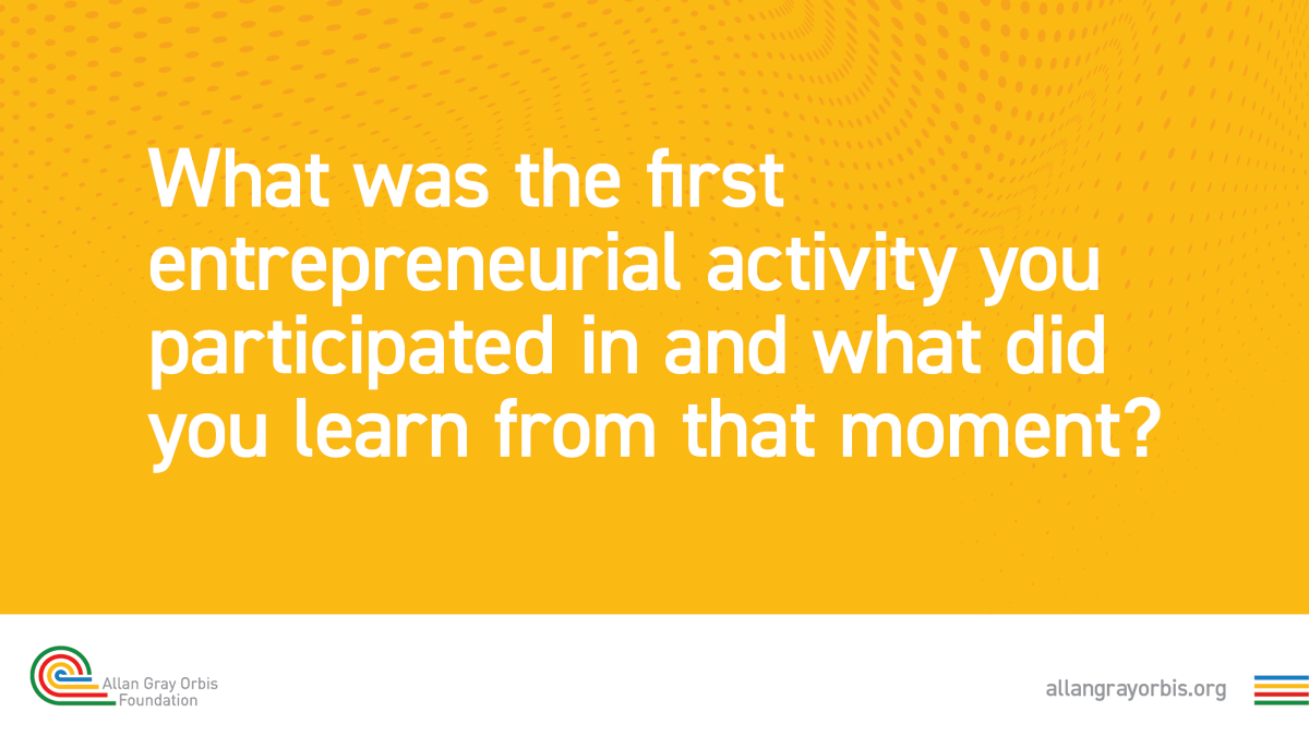 AllanGrayOrbis's tweet image. 👷🏾‍♂️📊 What was the first entrepreneurial activity you participated in? What do you think you learned from that moment? Let us know in the comments.

#AGOF #PrimaryChampions #EntrepreneurshipMindset #YouthDevelopment