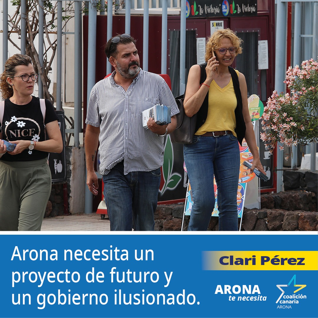 CCArona's tweet photo. Tenemos proyecto, ilusión y ganas de trabajar por un futuro próspero para Arona y los aroneros.
#AronaTeNecesita #Proyecto #Futuro #CCArona #Arona #Tenerife https://t.co/llK0bmrDGi