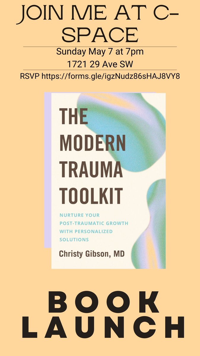 Dr. Christine Gibson (@gibtrottermd) on Twitter photo It's happening!! Books will be available via @PagesBooksyyc onsite at @cSpaceProjects. Please join me for the launch of <a href="/ModernTrauma/">Christy Gibson</a> on Sunday May 7 at 7pm. If you can make it, I'd appreciate it if you filled in numbers (but please come either way) forms.gle/igzNudz86sHAJ8… It's happening!! Books will be available via @PagesBooksyyc onsite at @cSpaceProjects. Please join me for the launch of <a href="/ModernTrauma/">Christy Gibson</a> on Sunday May 7 at 7pm. If you can make it, I'd appreciate it if you filled in numbers (but please come either way) forms.gle/igzNudz86sHAJ8…