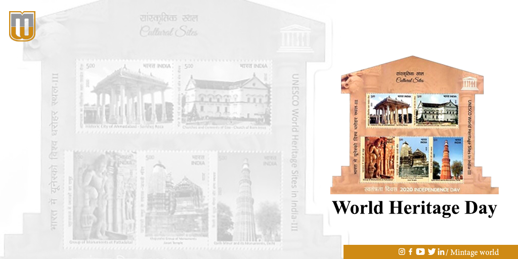 MintageWorld's tweet photo. #WorldHeritageDay, also known as #InternationalDay of #Monuments and Sites is observed every year #onthisday
The day encourages preserving and maintaining #historical sites and raises awareness about cultural heritage
#mintageworld #stamps #miniaturesheet #philately #history https://t.co/tpVFTIkns2
