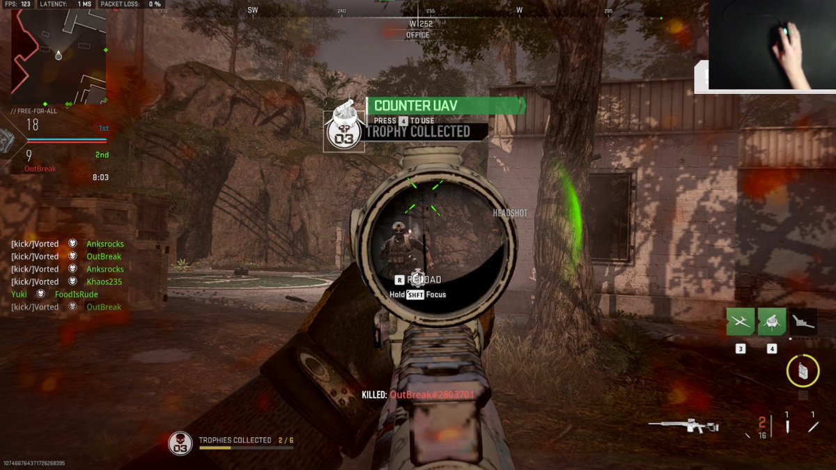 5 on head wtf on stream! 🤯😲Kick.com/Vorted #mw2 #ffa #kick #KickStreamers