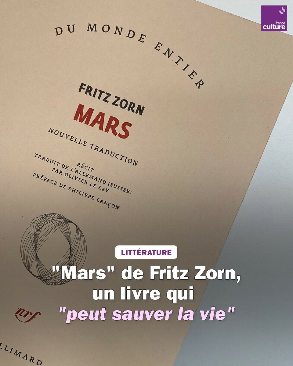 franceculture's tweet photo. Le roman débute par ces mots : "Je suis jeune, riche et cultivé ; et je suis malheureux, névrosé et seul." Souffrant d'un cancer à seulement 32 ans, Zorn pousse un cri de colère qui va marquer toute une génération.
➡️ https://t.co/6HPDN8UC1S https://t.co/G6QQZcjbna