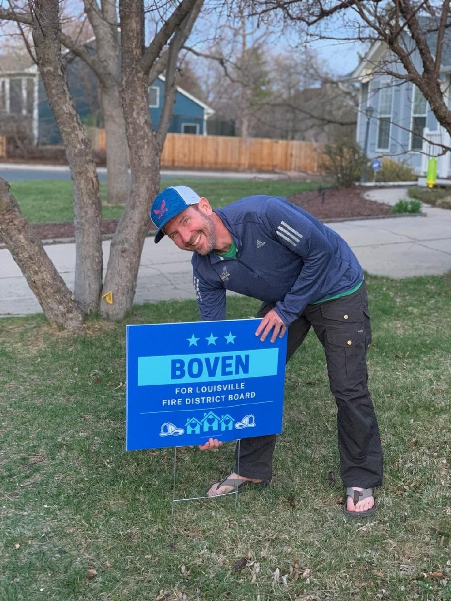 It is meaningful to me to see folks support Larry Boven, my dad, in his race for Louisville Colorado Fire District Board, especially those who also lost their home in the #MarshallFire. larrybovenforlouisvillefd.weebly.com #copolitics #louisvillecolorado
