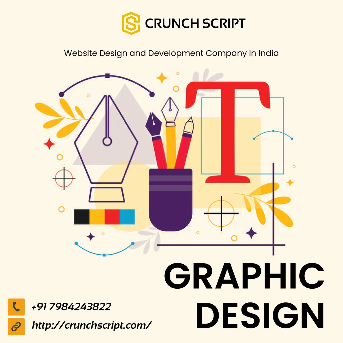 crunchscriptcom's tweet image. Unlocking Your Creative Potential: Our Guide to Successful Graphic Design - Crunch Script.
.
.
#crunchscript #graphic #graphicdesign #desining #creative