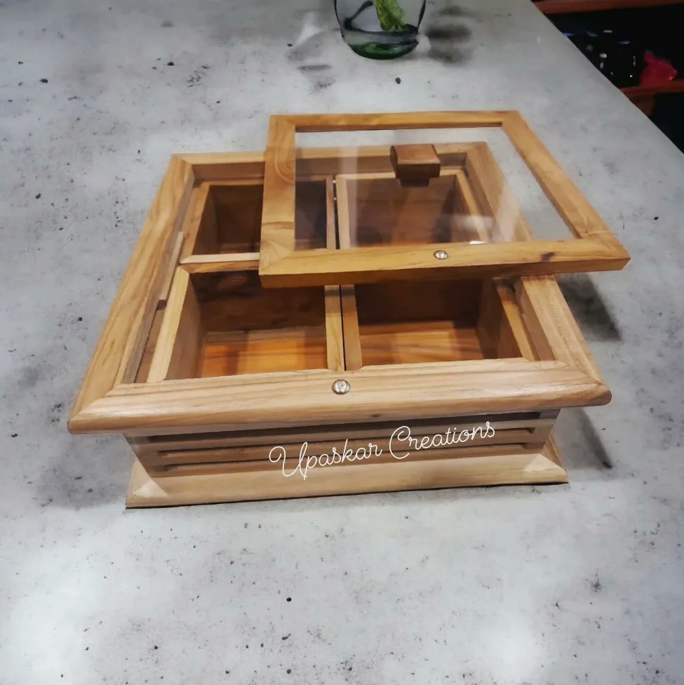 UpaskarC's tweet photo. 🔶 Handcrafted Wooden Dryfruits / Spice Box.
🔶 Made of premium quality Teak Wood.
🔶For Order or inquiry, DM / Call / WhatsApp us on +919599115926
#woodenspicebox #spicebox #wooddryfruitbox #dryfruitbox #kitchendecor #woodenkitchenutensil #weddinggifts #woodkitchenitems #spices https://t.co/5lTsUyMD6o