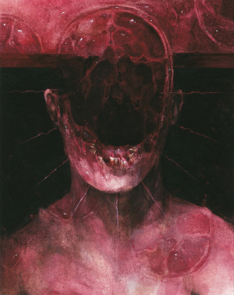 BanquetOCT's tweet photo. nine in a chain. gouache watercolor on paper
by Dusty Ray https://t.co/305hiuY25V https://t.co/qfL3VEyaqt
https://t.co/KqGsIaMl0n
#horror #bodyhorror #darkart #dustyray #sloppjockey https://t.co/GAXsk00sMF