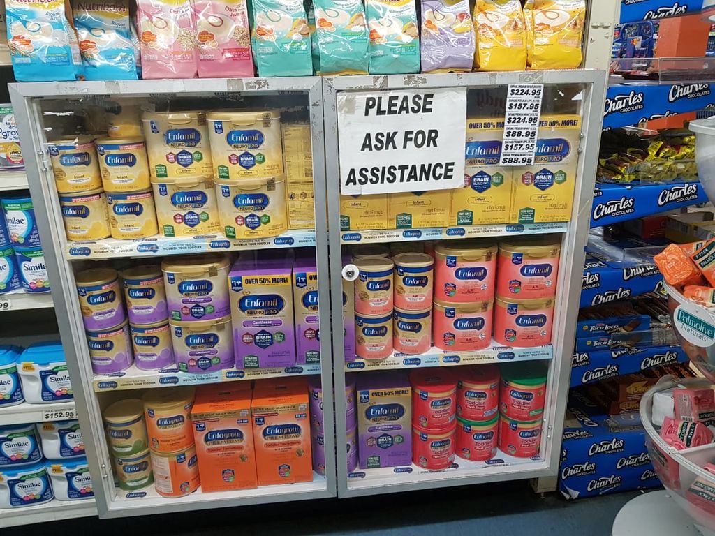 bitcoinmalaya's tweet photo. When I was a small kid, my father asked me “have you wondered why only baby milk powder is heavily guarded and locked in supermarket?”.

I said I don’t know.

He said “you will find out when you are an adult. Our society is slowly falling”. https://t.co/WITmLcoEyz
