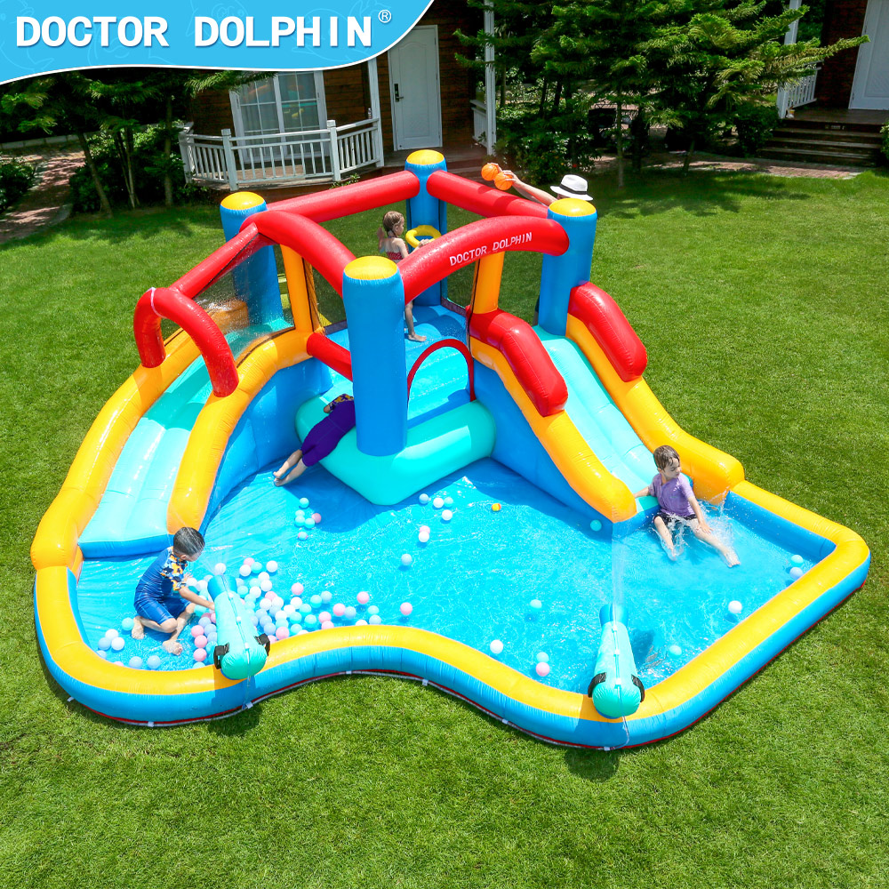 DoctorDolphin_'s tweet image. DOCTOR DOLPHIN Dual Slide Jumping Castle

Double the excitement with two thrilling slides that are perfect for racing and sliding into the water.

With its colorful castle theme, it's perfect for sparking kids' imagination and creativity.
#linkinbio #doctordolphin #bouncers #kid