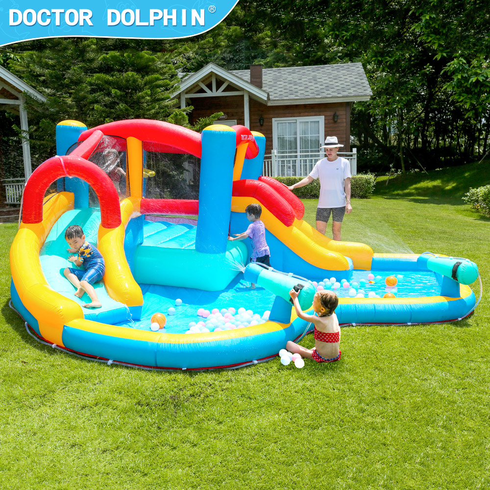 DoctorDolphin_'s tweet image. DOCTOR DOLPHIN Dual Slide Jumping Castle

Double the excitement with two thrilling slides that are perfect for racing and sliding into the water.

With its colorful castle theme, it's perfect for sparking kids' imagination and creativity.
#linkinbio #doctordolphin #bouncers #kid