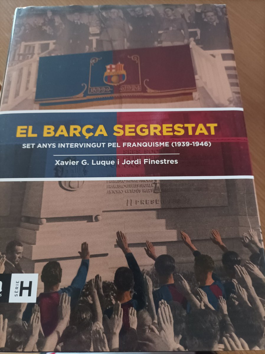 Libro imprescindible de <a href="/XavierGLuque/">Xavier G. Luque</a> y <a href="/jordifinestres/">Jordi Finestres</a>. Un trabajo académico impecable para explicar el secuestro que sufrió el Barça entre 1939 y 1946.