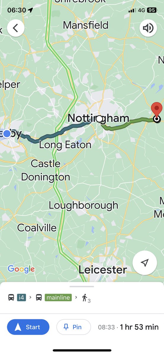 northridgejames's tweet photo. Following in the footsteps of @AndyRCowell I’m heading on an #epicbusjourney to @WoodhillPark catching the following buses:
#i4 Derby > Nottm
#mainline Nottm > Bingham
93 Bingham > Grantham
4 Grantham > Stamford
201 Stamford > P’boro
B P’boro > Norwich
#X44 Norwich > Cromer https://t.co/SfBpJsD2mn