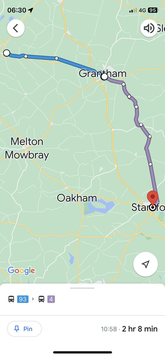 northridgejames's tweet photo. Following in the footsteps of @AndyRCowell I’m heading on an #epicbusjourney to @WoodhillPark catching the following buses:
#i4 Derby > Nottm
#mainline Nottm > Bingham
93 Bingham > Grantham
4 Grantham > Stamford
201 Stamford > P’boro
B P’boro > Norwich
#X44 Norwich > Cromer https://t.co/SfBpJsD2mn