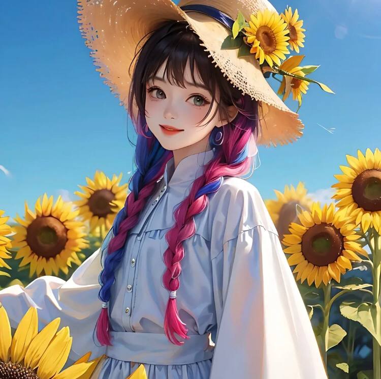 We are all stubborn sunflowers, tirelessly chasing the sun in our hearts day and night.🌞🌞