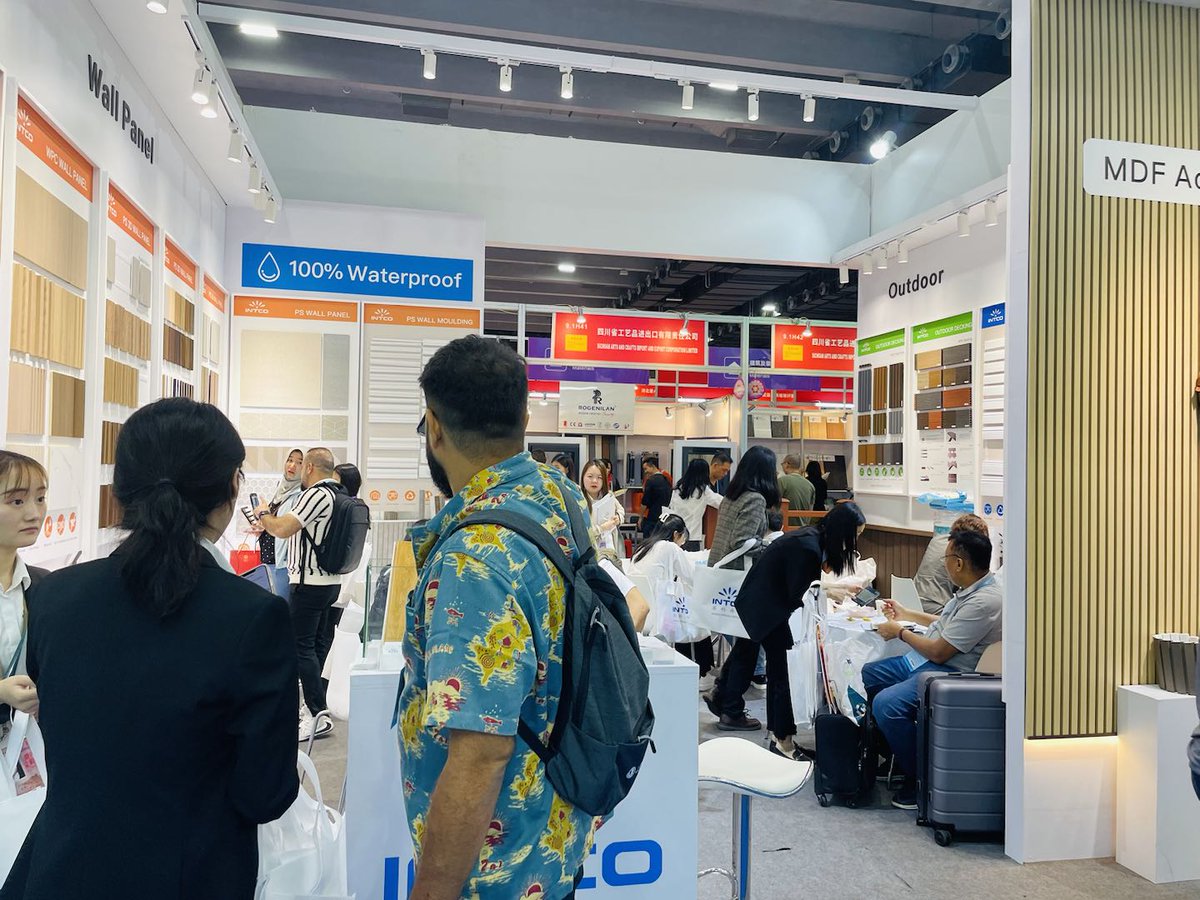 IntcoDecor's tweet photo. 🔥🔥🔥Discover the Ultimate Guide to The 133r Canton FairGlobal Trade Promotion Events❤️
@intcodecor is waiting for you to explore.
📍Exhibition hall: 5.1
📍BOOTH: NO. C27-30 & D01-04
#cantonfair #cantonfair2023 #decor #intcodecor #wallpanel #skirtingboards #acousticpanels https://t.co/rDFOMpxCPH