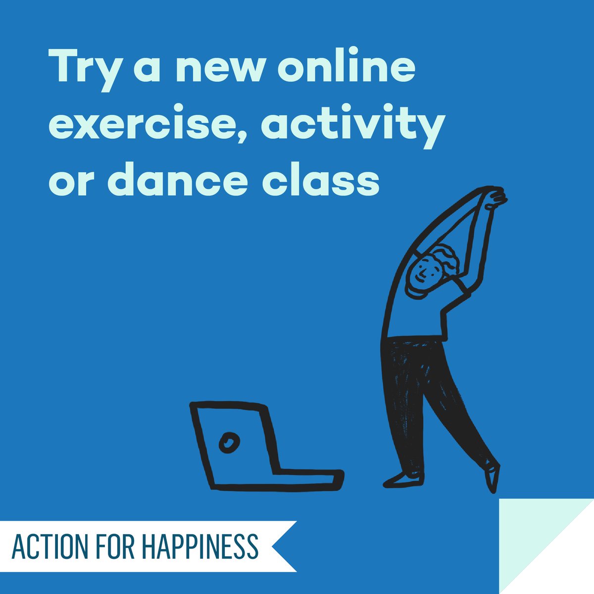 actionhappiness's tweet image. Active April - Day 18: Try a new exercise, activity or dance class actionforhappiness.org/active-april #ActiveApril