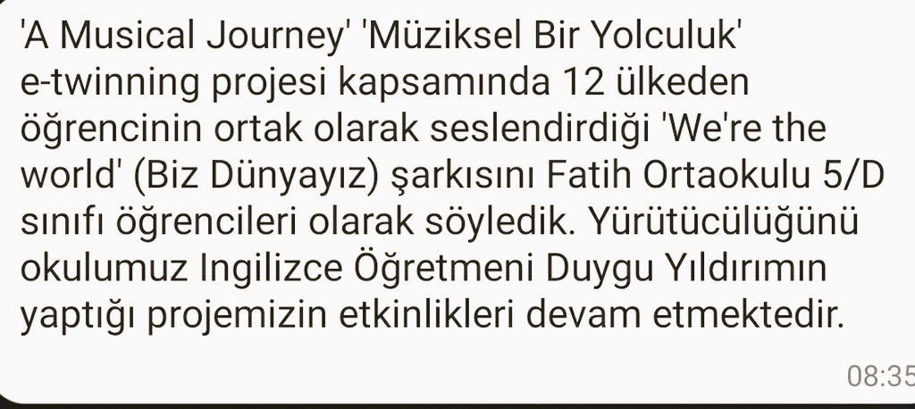 AliagaFatih's tweet photo. @eTwinningDestek @tretwinning @IzmirEtwinning @35aliaga_MEM https://t.co/B7N2Ytx1oI