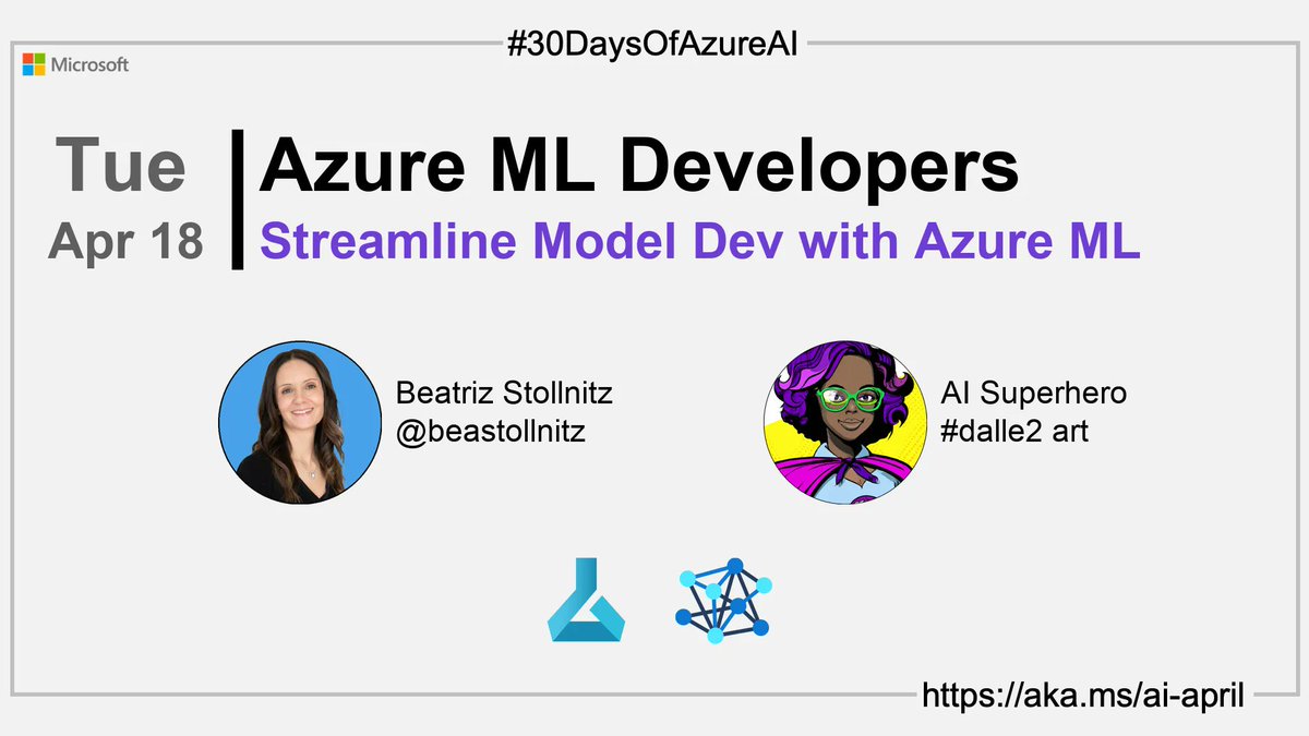 Dave Glover (@dglover) on Twitter photo 🧑🏽🔬Welcome to day 17 of #30DaysOfAzureAI. Unlock the potential of your ML projects with Azure ML Components & Pipelines. Streamline your development and boost productivity. buff.ly/3zNyuNy 🧑🏽🔬Welcome to day 17 of #30DaysOfAzureAI. Unlock the potential of your ML projects with Azure ML Components & Pipelines. Streamline your development and boost productivity. buff.ly/3zNyuNy