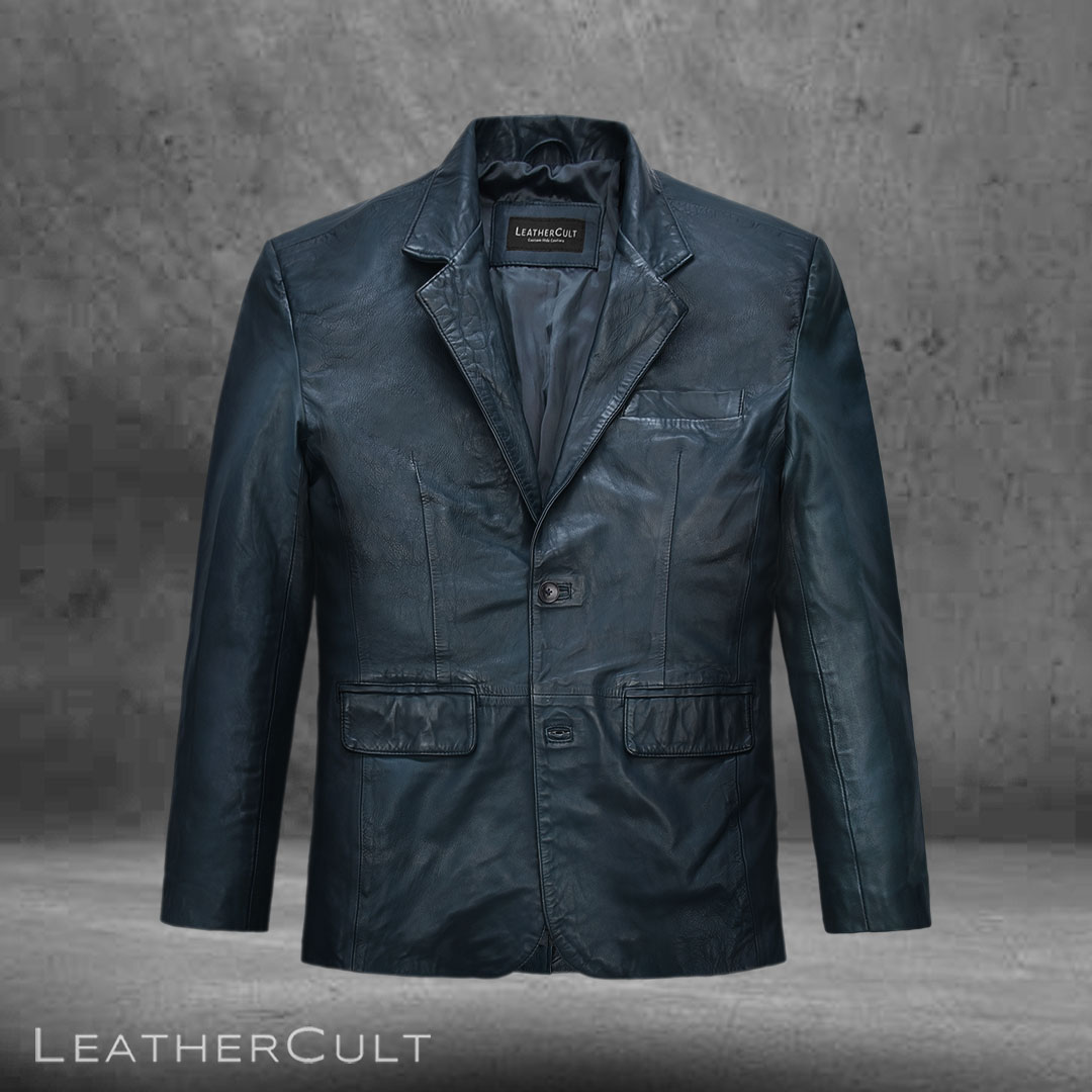 leathercult's tweet image. Express individuality without sacrificing style in our Soft Winsor Blue Washed and Wax Leather Blazer that exudes a polished look to your casual days.

Shop for the blazer here: bit.ly/3oaSJCb

#leathercult #leatherculttailoring #customerorder #leatherblazer #wednesday