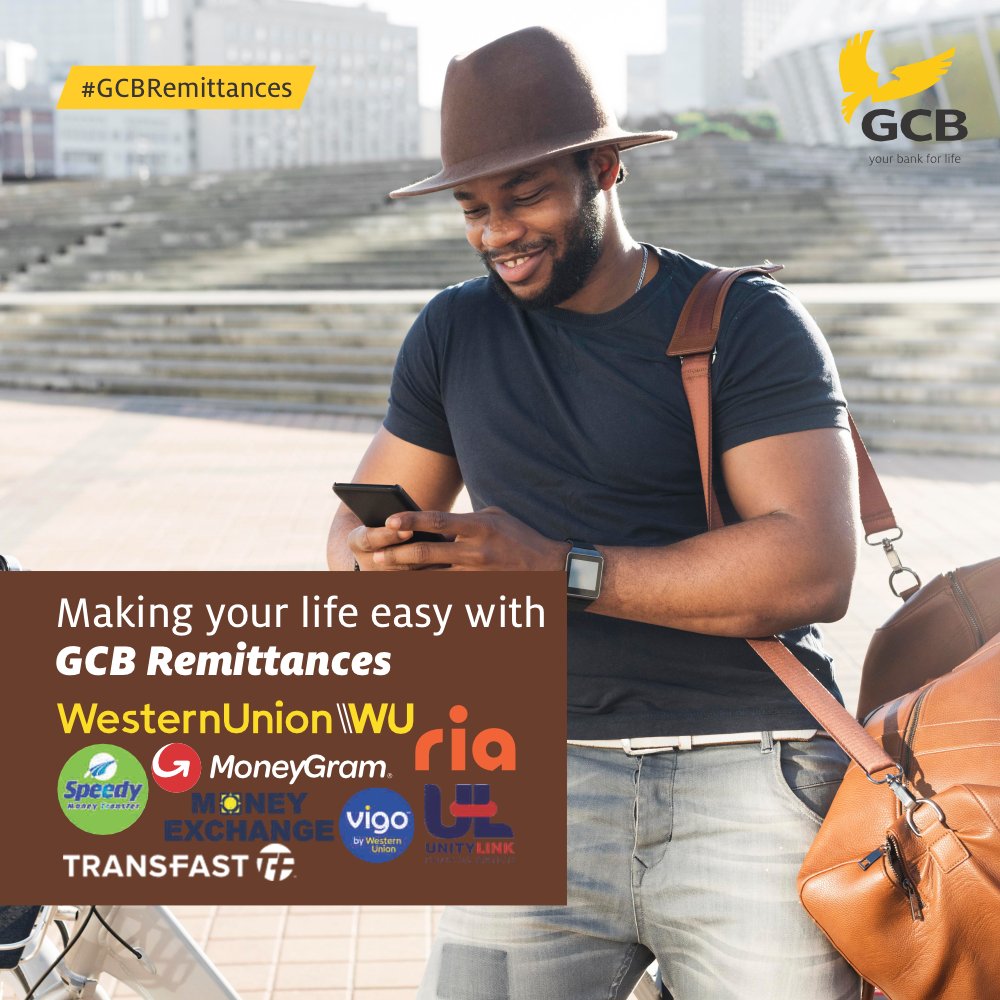 GCBBankPLC's tweet photo. Receive your money transfers from our 186 branches nationwide.
#Remittances #WesternUnion #Ria #UnityLink #Vigo #MoneyExchange #Moneygram #Transfast #Speedy #GCB #YourBank4Life https://t.co/jsfp8WWx6J