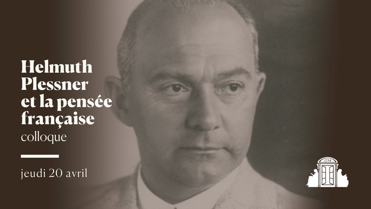 🔎 Quelle relation entre la #philosophie de Helmuth Plessner et la pensée française ? RDV le 20/04 à l'ENS @psl_univ à l'occasion du colloque organisé avec la Helmuth Plessner Gesellschaft, le Cespra, la @ruhrunibochum et la @dfg_public 👉 bit.ly/3ohcFDI