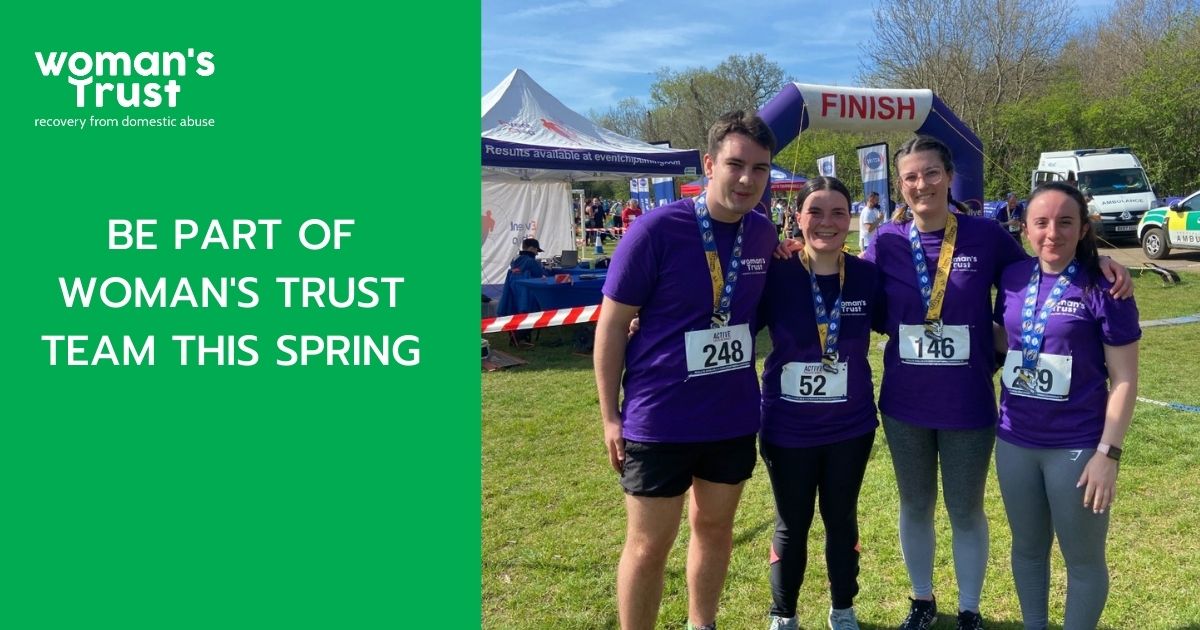 womanstrust's tweet image. Be part of Woman's Trust team this Spring. If you want to take part in a challenge event you can sign up wherever you are and choose to fundraise for us. womanstrust.org.uk/support-us/cha… #fundraising #charity #challengeevent #domesticabuse #mentalhealth