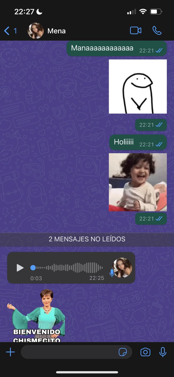 Nunca me faltes Menita, please 🫶🏼