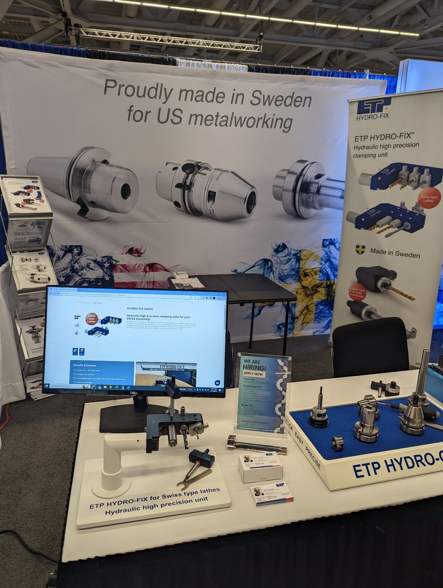 This week we are at the Precision Machining Technology Show (PMTS) in Cleveland. Swing by our Booth 7090.

#PMPA #pmts2023 #swissmachining #cnc #cncmachining #precisionmachining #engineering #hiringnow