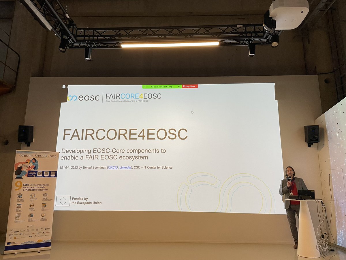 FAIRCORE4EOSC project workshop kicking off at the LUMI showroom, Kajaani! @FAIRCORE4EOSC @LUMIhpc @CSCfi