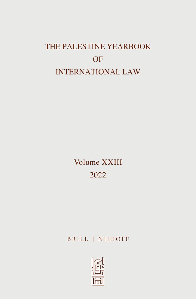 Brill_Law's tweet image. Volume 23 includes a special focus on international criminal law and Palestine, articles on Palestine and human rights discourse, and Sahrawi and Palestinian liberation in light of the international law of nationalism. Print: brill.com/edcollbook/tit…: brill.com/view/journals/…