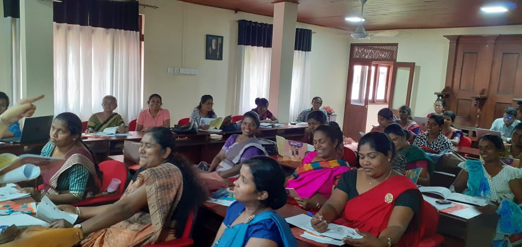 nleaplk's tweet image. Happening Now! #GEWE Training organised by RRFPartner #WERCsl for Gender Focal Points of #LanguageClusters formed by #NLFPartners UPSAC, SLCDF, HDO &amp;amp; PALM Foundation. Building gender sensitive, bilingual communities.
@CanHCSriLanka @CanadaDev @Alinea_Ideas