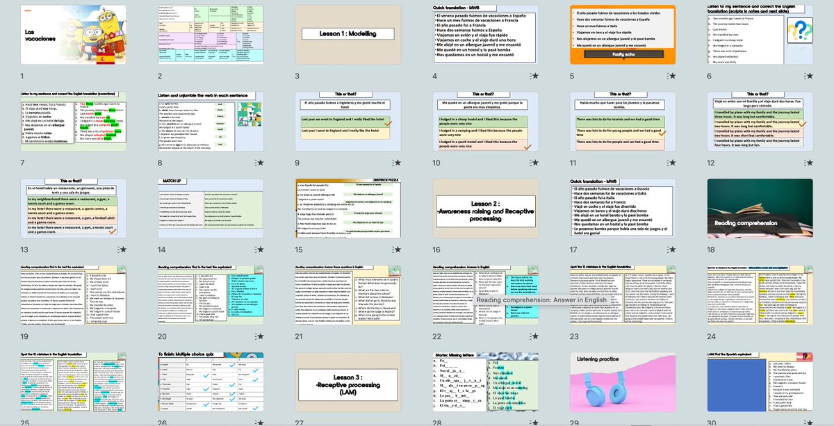 NC_Languages's tweet photo. I have made some tweaks to my French GCSE resources on TES (1-10, including the Holiday unit). If you've downloaded them before, please redownload them as it has been updated =) 
Also, GCSE Spanish unit on Holidays has just been added (link in bio). Preview below! https://t.co/0IJ6h1szSy
