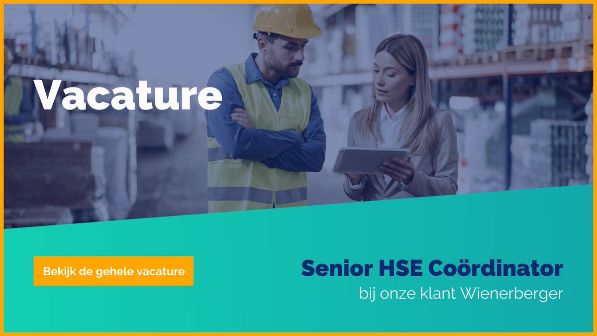 _eWorks's tweet photo. 𝗢𝗽 𝘇𝗼𝗲𝗸 𝗻𝗮𝗮𝗿 𝗲𝗲𝗻 𝗻𝗶𝗲𝘂𝘄𝗲 𝗯𝗮𝗮𝗻?🎯
Op zoek naar een Senior HSE Coördinator functie? Neem eens een kijkje bij de openstaande vacature van onze klant Wienerberger 👇
https://t.co/MGhXOrOZ53

#eworks #vacature #hse #wienerb https://t.co/rU6jY3URtb
