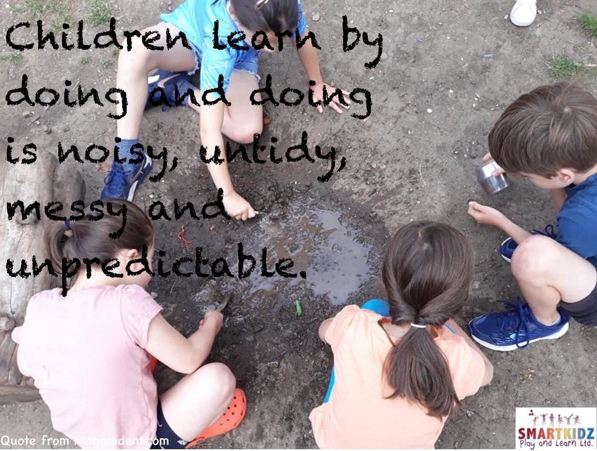 #letthemplay #mess #childled #play #playwork #PARS #forestschool #riskyplay #smartkidz