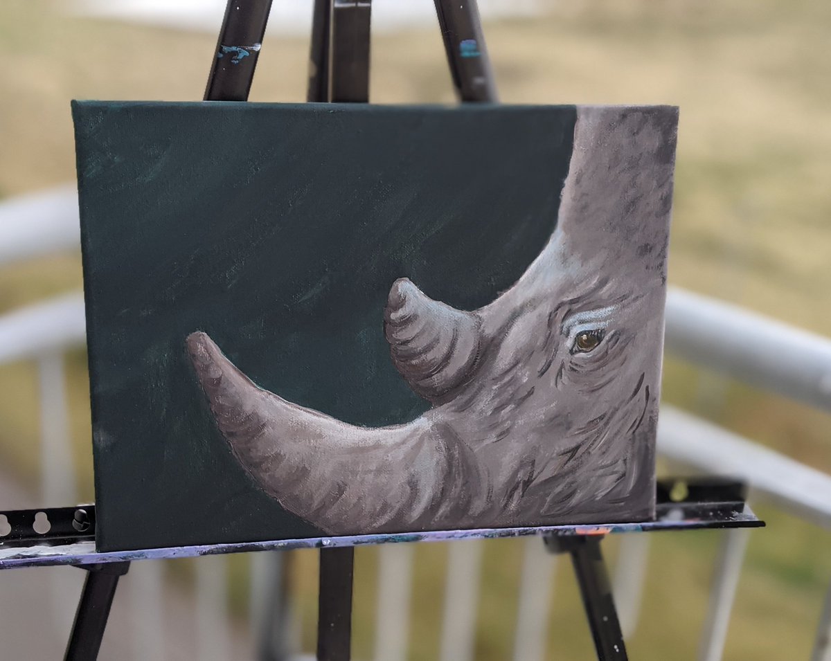 Morning all 🌈☕

🎨🦏 one of my favourite animals, the majestic rhino makes an appearance today! 

I hope you all enjoy it as much as I do, I've been smiling the whole time 😁💚👩🏾‍🎨

Have an amazing day whatever you get up to and keep on smiling! 🥰