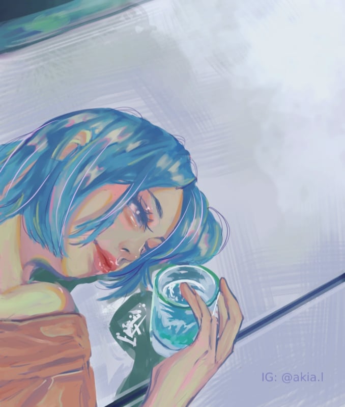 _Akial_'s tweet photo. Icon vs. Artist 🌸

Yes po, opo, buhay ako HAHAHA https://t.co/s8k0nho1gV
