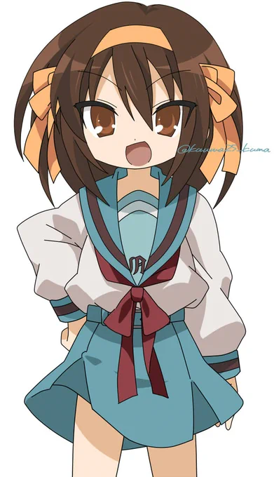 加工前、全体です(`・ω・')#涼宮ハルヒの憂鬱 #涼宮ハルヒ  