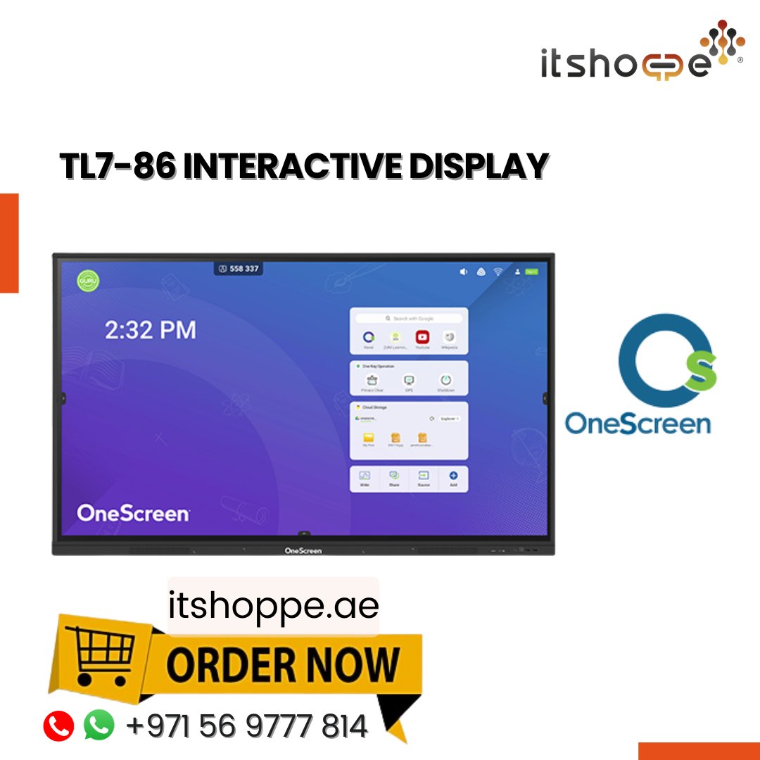 itshoppedubai's tweet image. Get the best deals now when you shop from ITshoppe!
📦📧itshoppe.ae/collections/on…
#InteractiveScreen #ITshoppe #BestDeals  #Touchscreen #Display #OneScreen #onescreensupport #DisplaySolutions #Projectors #Business #smartboard 
#TL786 #Schools #office #hotel #it #dubai #ajman