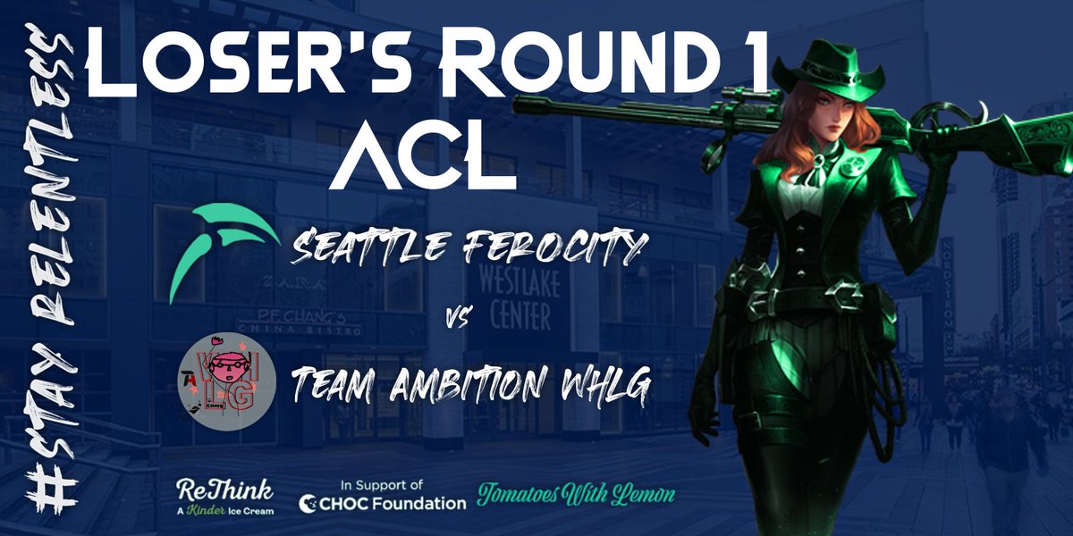 SeattleFerocity's tweet image. The run to the finals starts now!
Loser's round 1 match in the @AegisEsportsGG ACL playoffs vs @TeamAmbitionOrg WHLG.

Today, 4/18, 5pm/8pm PDT/EDT
Streamed at: twitch.tv/roughbeanz (ADC POV)

Best of luck!