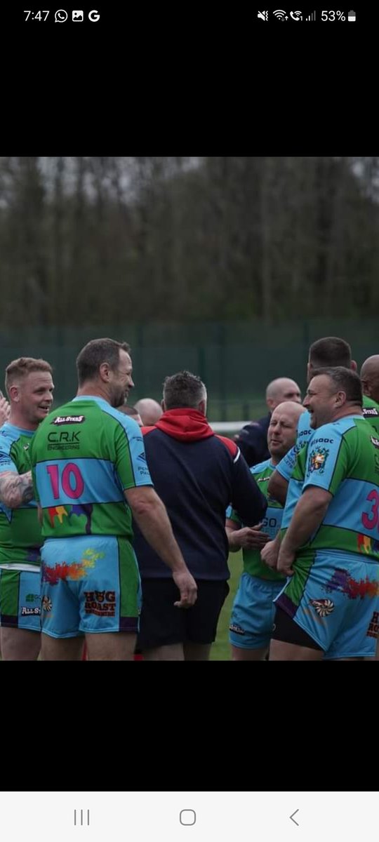 A great day out Sunday for Bennie Westwood all-stars. A few rum lads in this photo💪