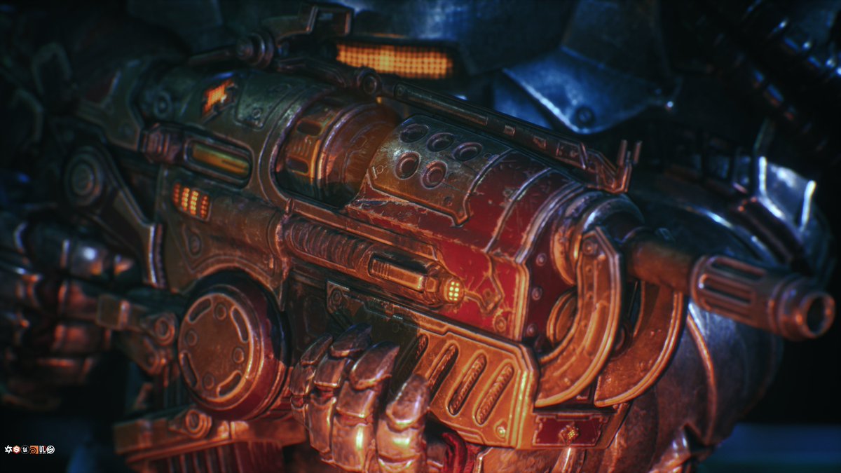 Thanks to the new tool to modify materials in <a href="/UnrealEngine/">Unreal Engine</a> , I was able to add a cavity map to improve the look of the armor. I also improved my lighting &amp; CC technique.

#UnrealEngine5 #Blender3d #animation  #blenderart #substancepainter #3dart #3Dartist #Gears6 #GearsOfWar